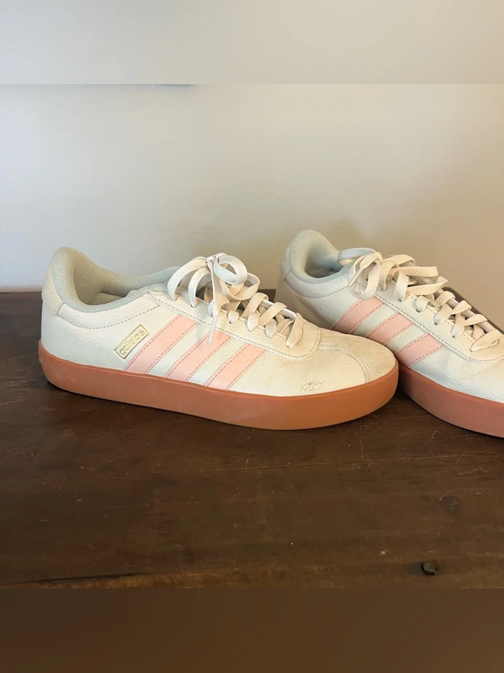 Adidas VL Court 3.0 Sneakers Coral Seafoam Green